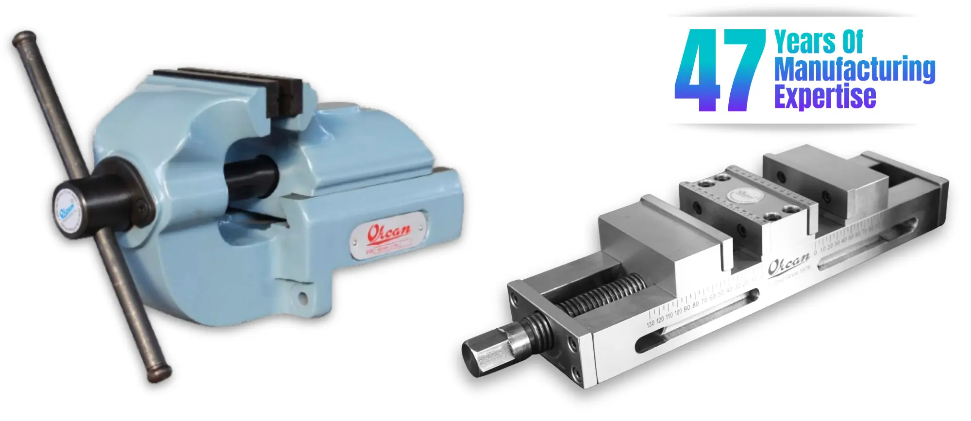 47 Years Experience in Manufacturing Bench vices and Machine vices 1 banner